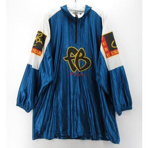 VINTAGE FUBU Jacket XL 1/4 Zip Hip Hop Streetwear Anorak Baggy 90s USA